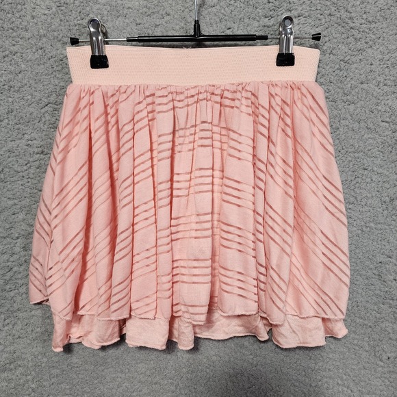 Un Deux Trois Girls Pink Skirt Layered Size Small NWT‎ - Picture 1 of 5